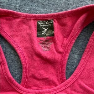 Disney Women's Bold Pink Sports Workout Tank